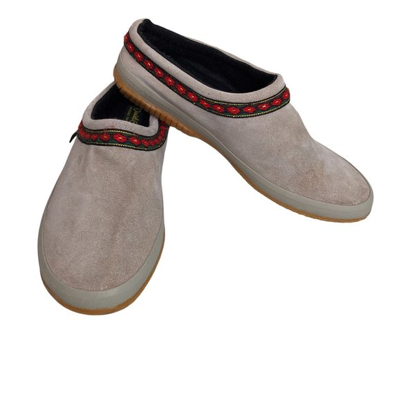 Daniel Green Other - Daniel Green Mens Suede Slipper Shoes Beige Slip on Comfort